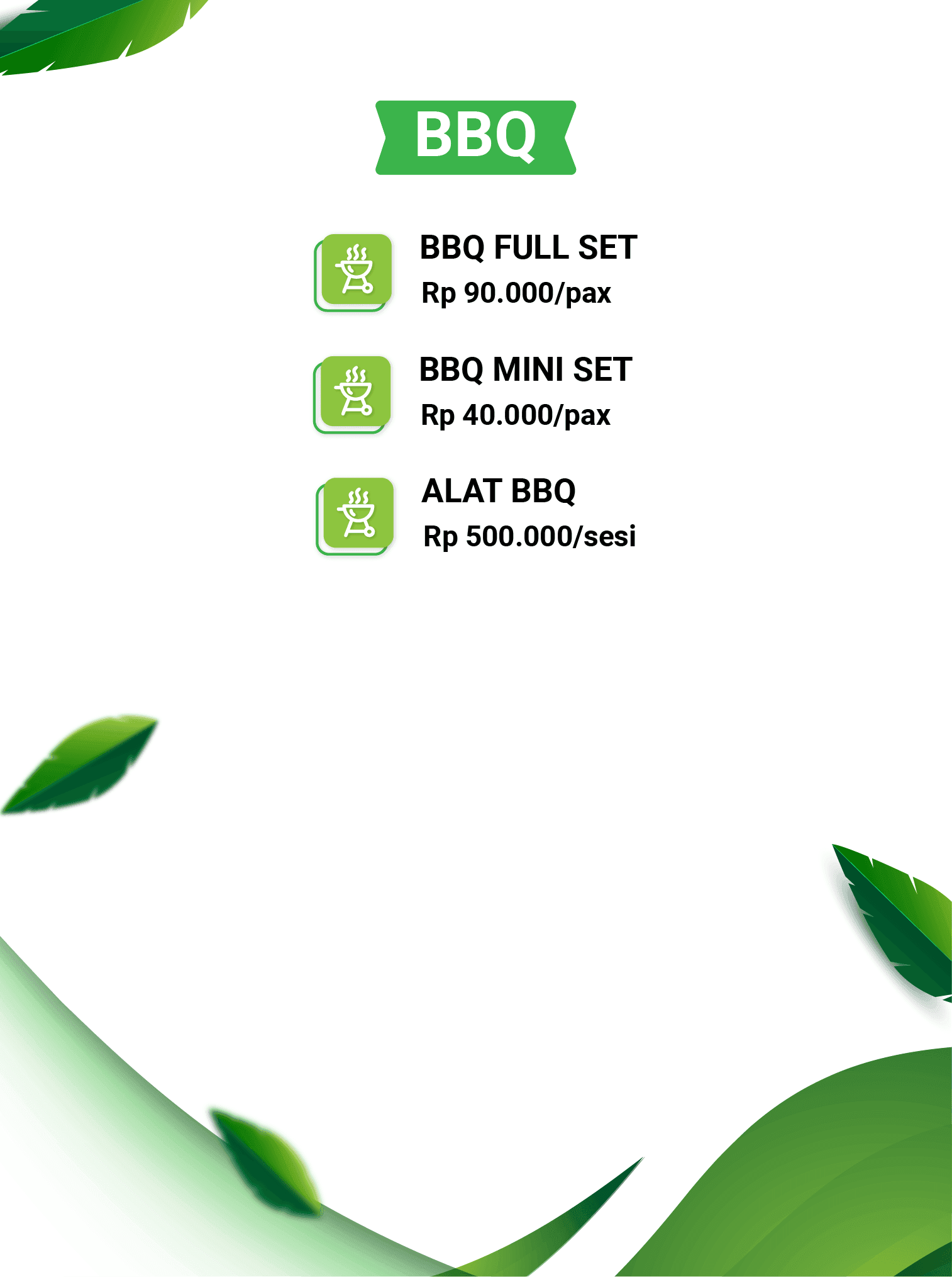 static paket tambahan landscape